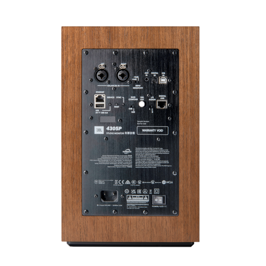 4305P Studio Monitor - Natural Walnut - Powered Bookshelf Loudspeaker System - Detailshot 2